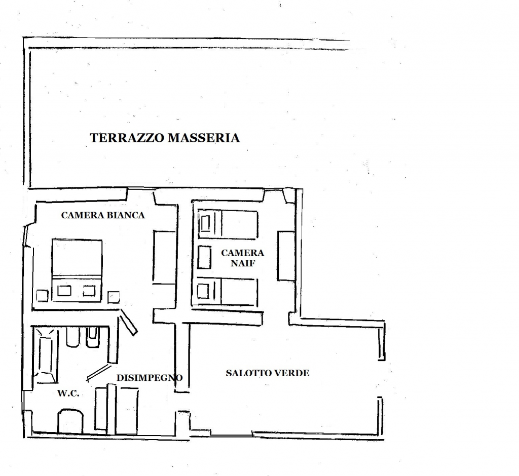 Masseria Murgia Albanese - White Room - Map